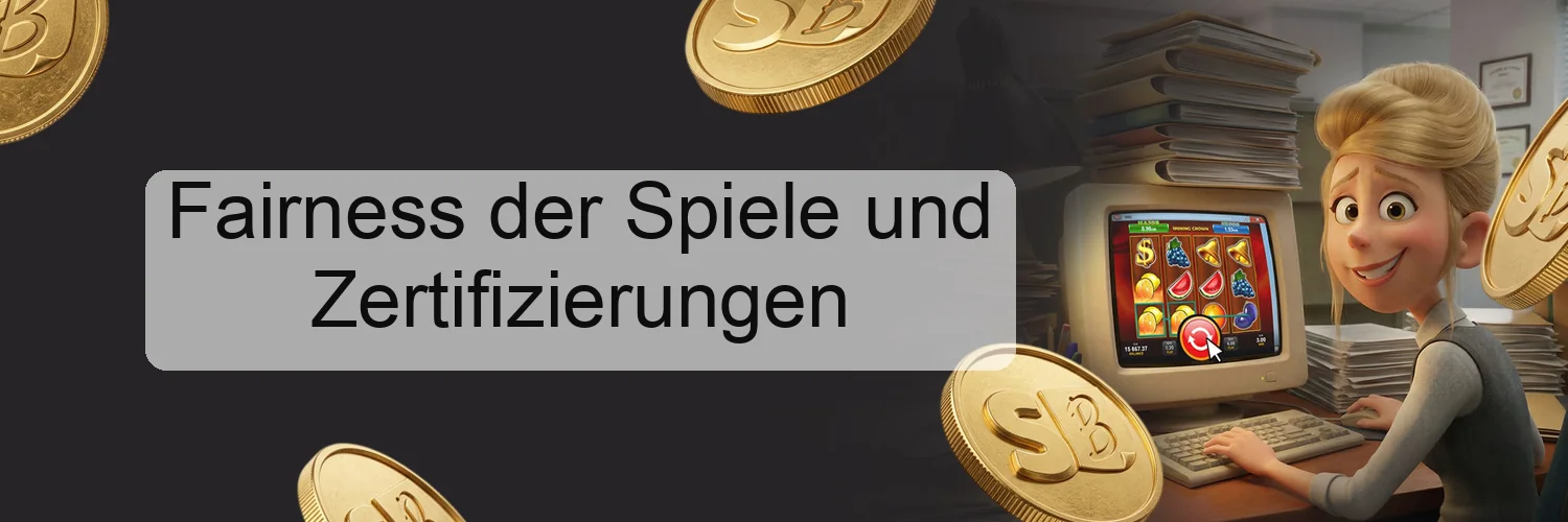 Fairness der Spiele und Zertifizierungen