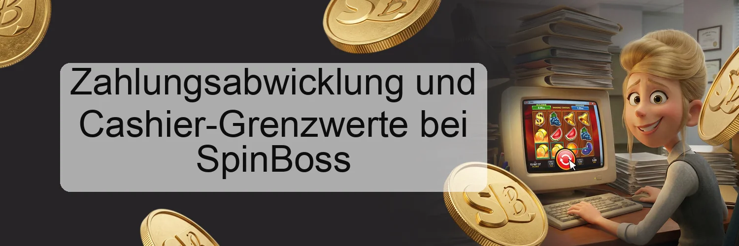 Zahlungsabwicklung und Cashier-Grenzwerte bei SpinBoss